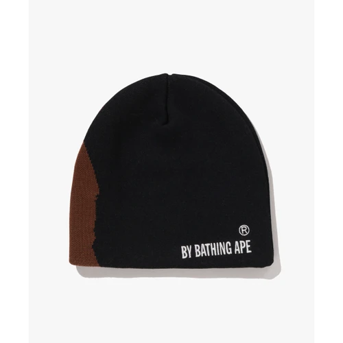 베이프 에이프 헤드 니트 캡 M BLACK