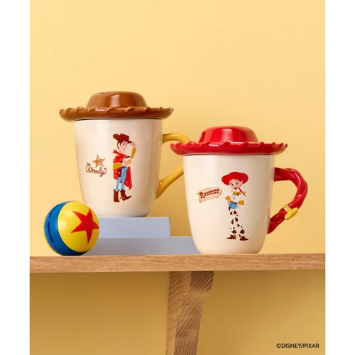 스타벅스 토이 스토리 우디&제시 머그 세트