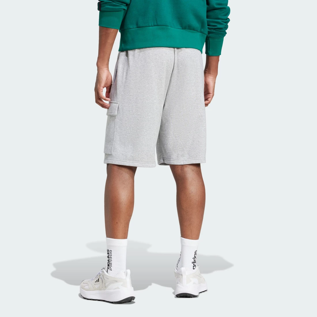 아디다스 ESSENTIALS FEEL COZY FRENCH TERRY CARGO 쇼츠 JE6290