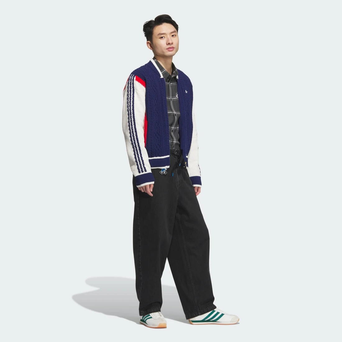 아디다스 레트로 리믹스 가디건(젠더 뉴트럴) JN0717