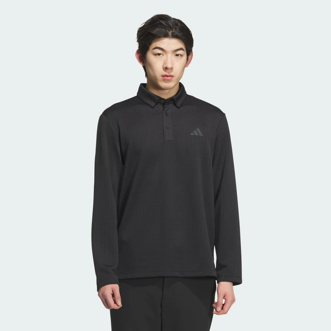 아디다스 모노그램 롱 슬리브 폴로 셔츠 JN1232