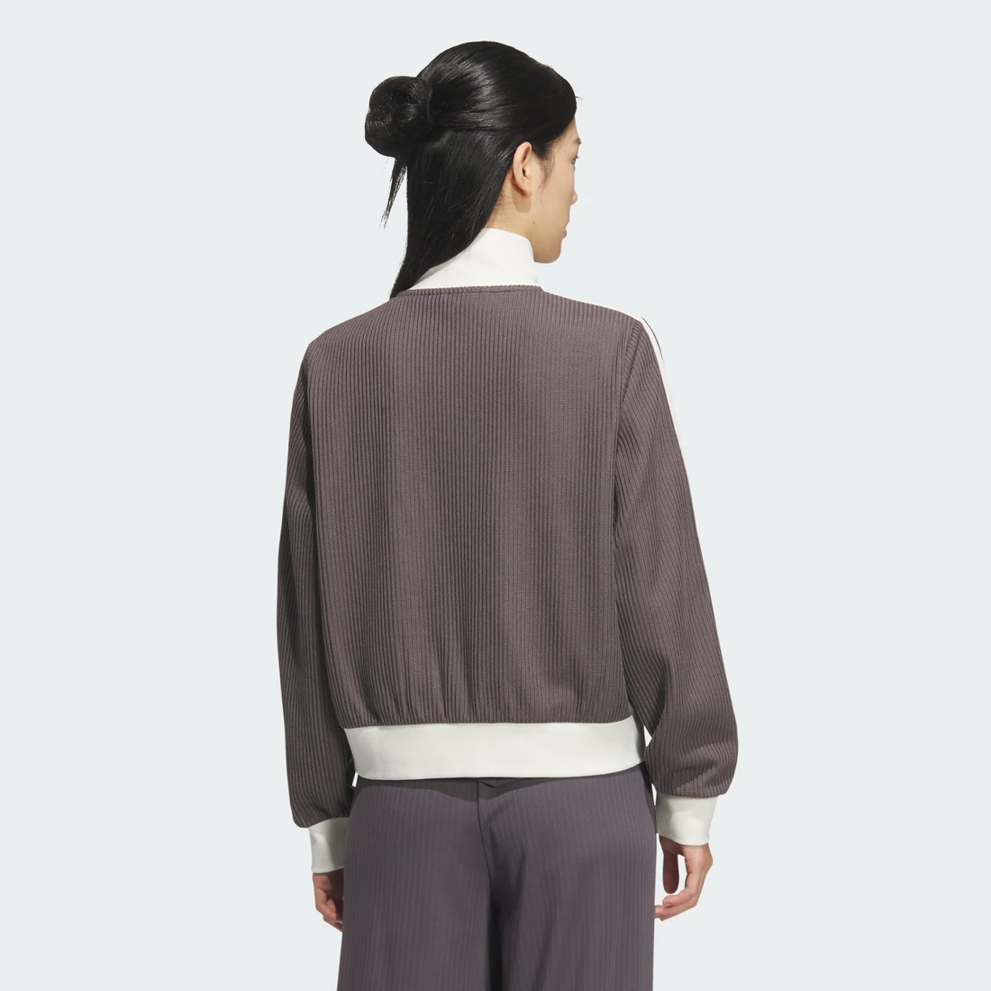 아디다스 오리지널스 니트 트랙 탑 차콜 - KR 사이즈 우먼스 KC2650