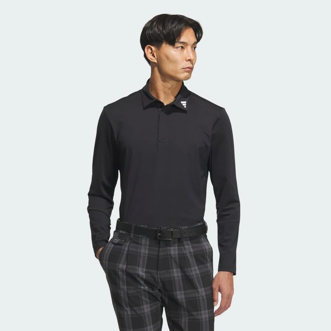 아디다스 자카드 폴로 롱 슬리브 JN1238