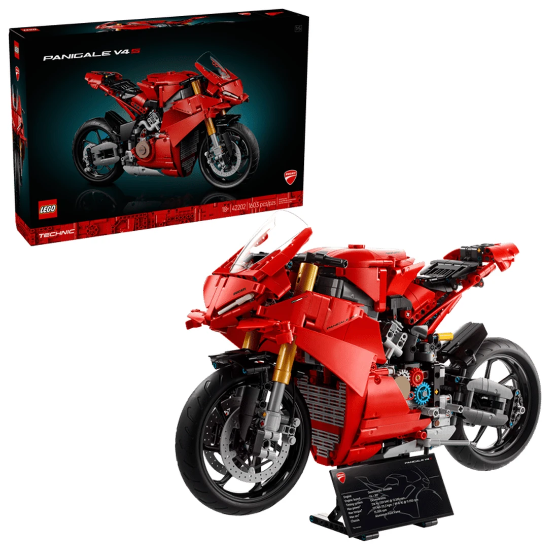 레고 Ducati Panigale V4 S 모터사이클 42202