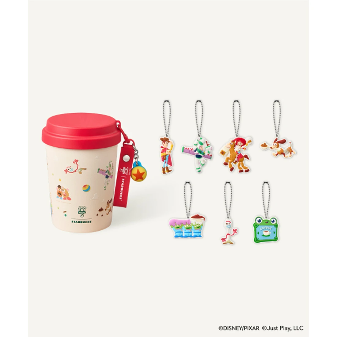 스타벅스 SS 토이 스토리 퀸텐 텀블러 237ml & 랜덤 악세서리 참 1004465