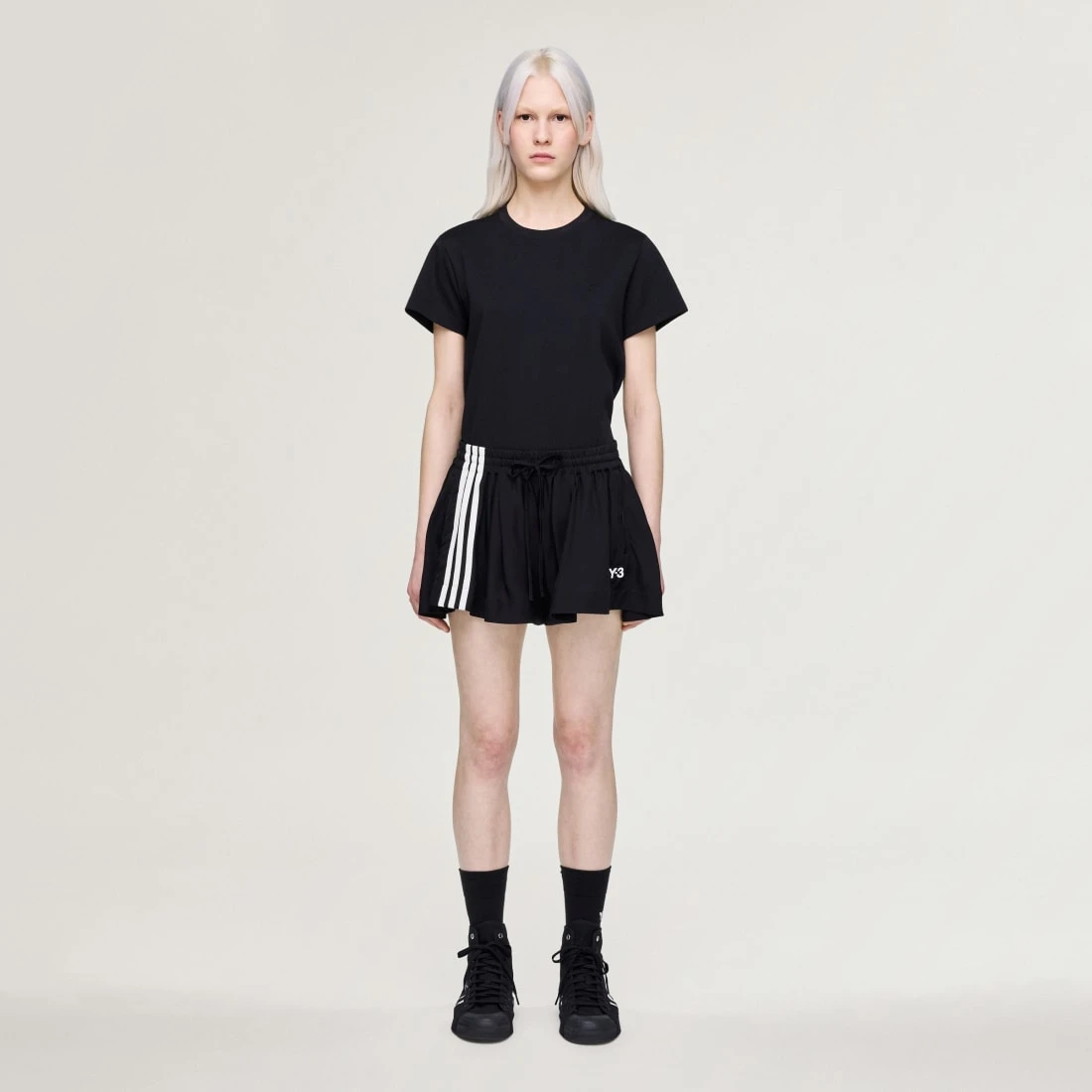 Y-3 테니스 쇼츠 블랙 우먼스 KG3565