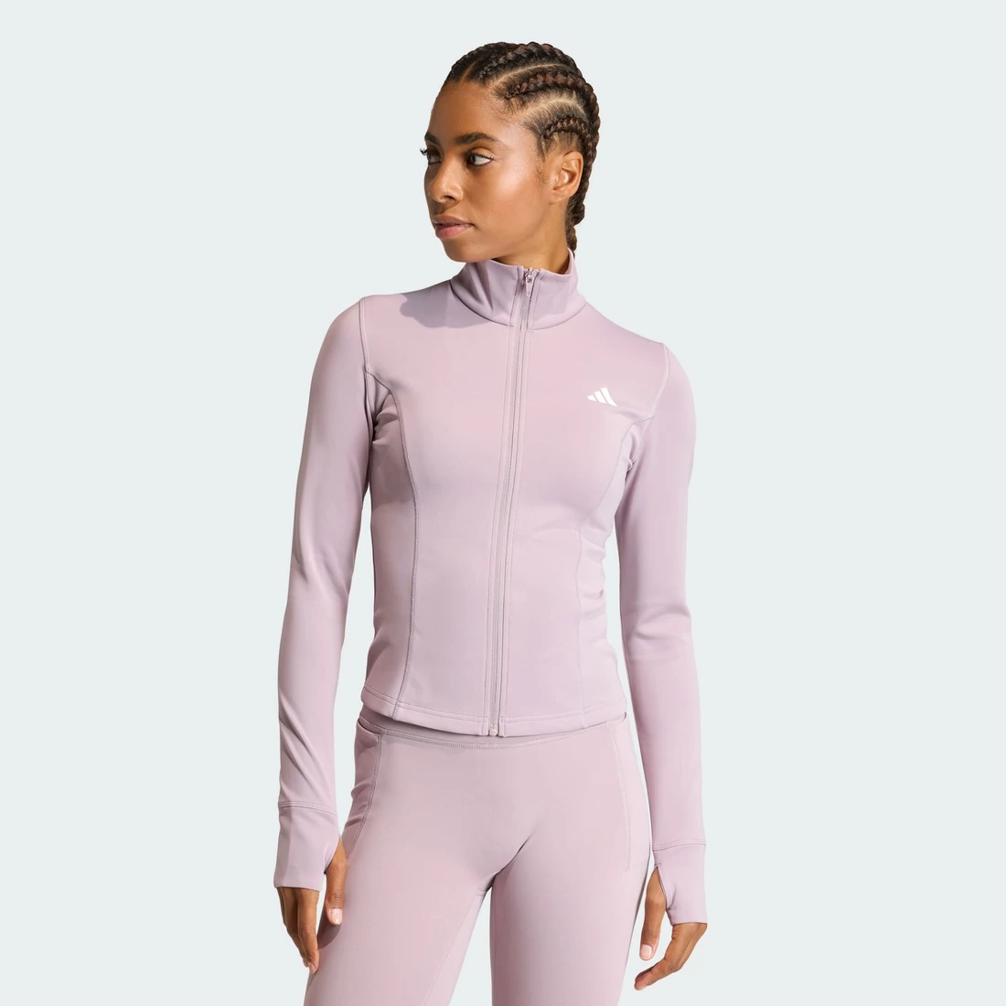 아디다스 옵티메 에센셜 풀 집 재킷 KF8551