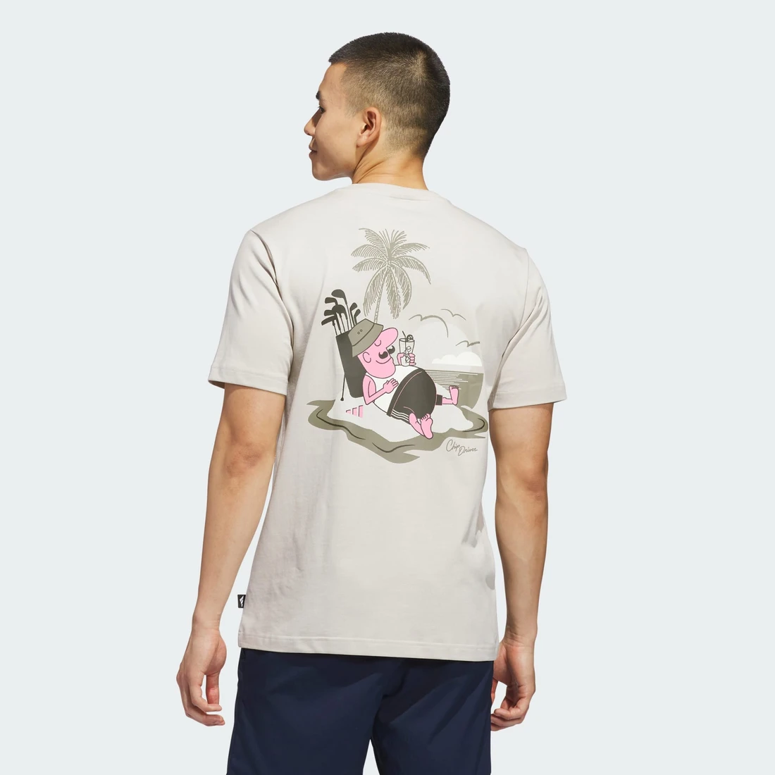 아디다스 골프 칩 인 파라다이스 그래픽 티셔츠 KB2415