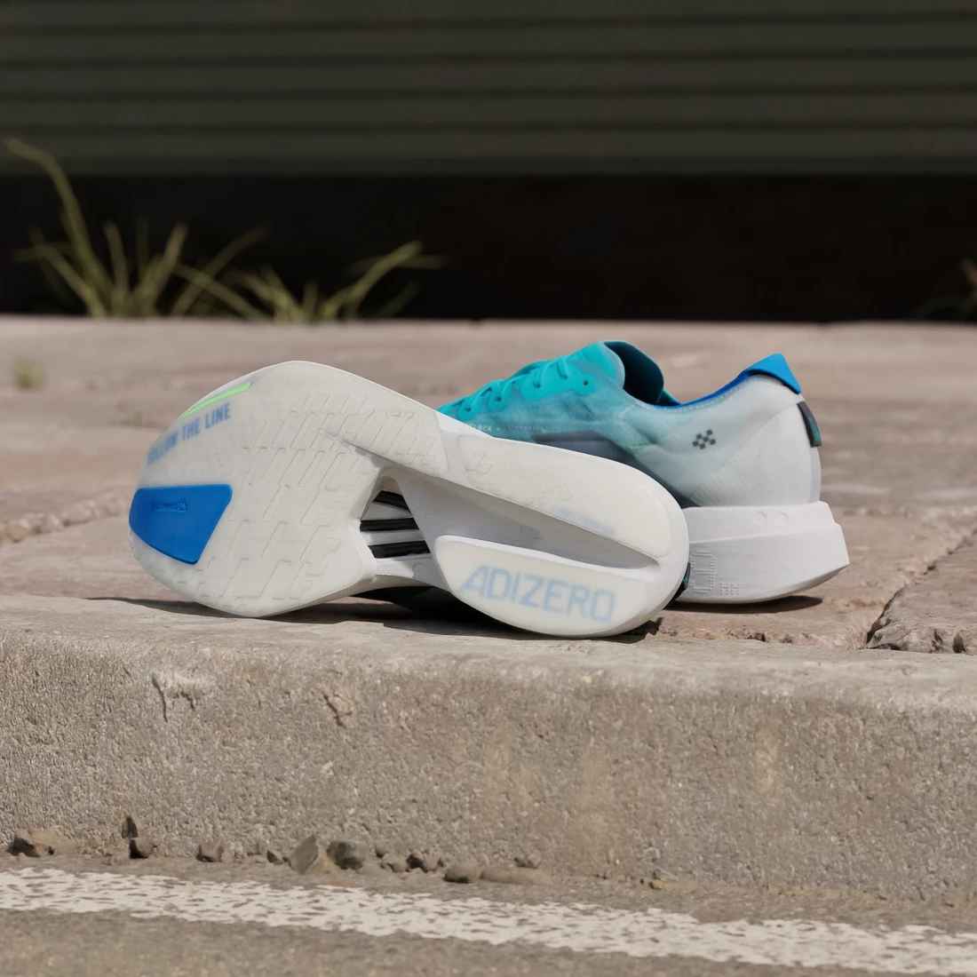 아디다스 아디제로 아디오스 프로 4 하이레스 아쿠아 아이언 메탈릭 JS2579