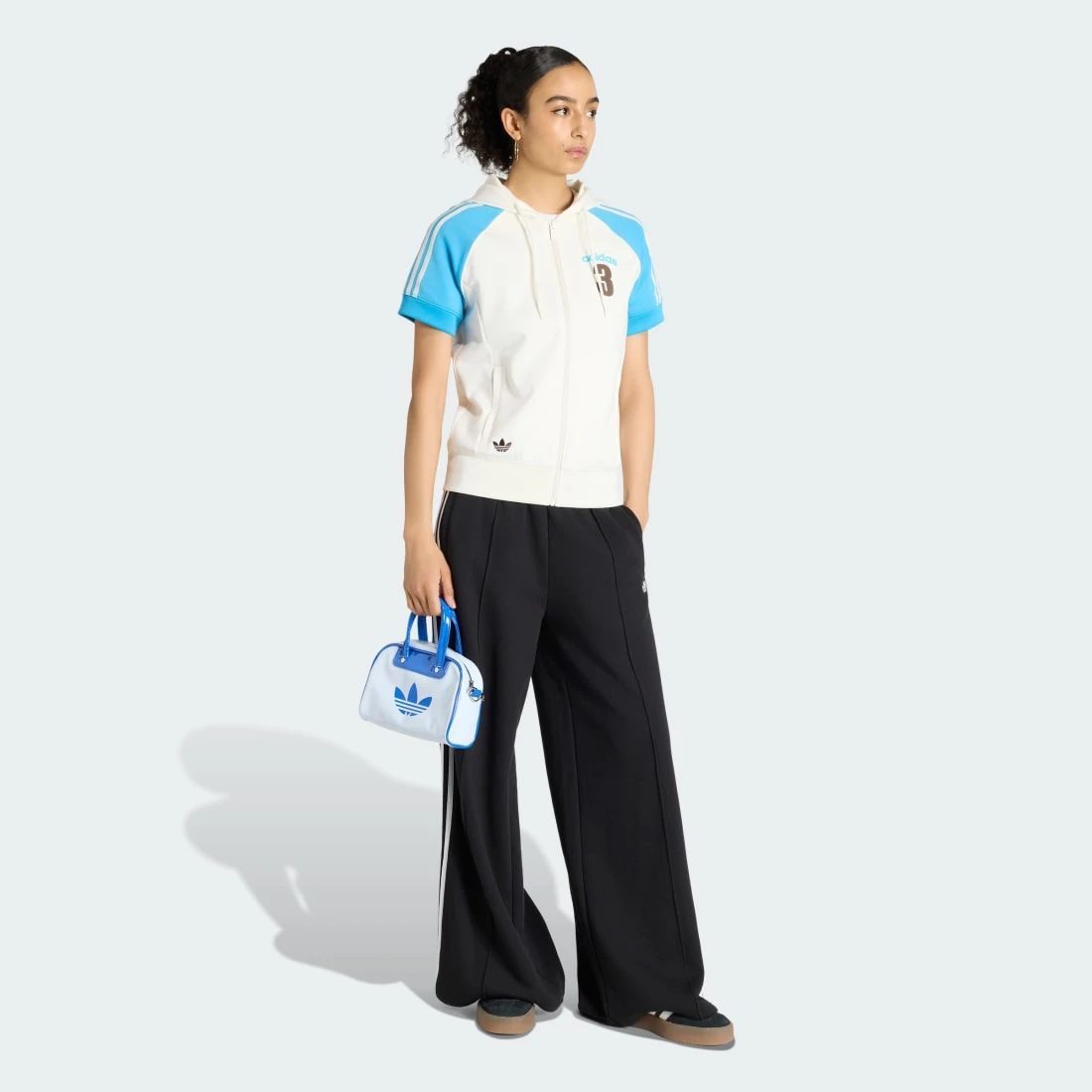 아디다스 빈티지 슈퍼스타 쇼트 슬리브 트랙 탑 KW2087