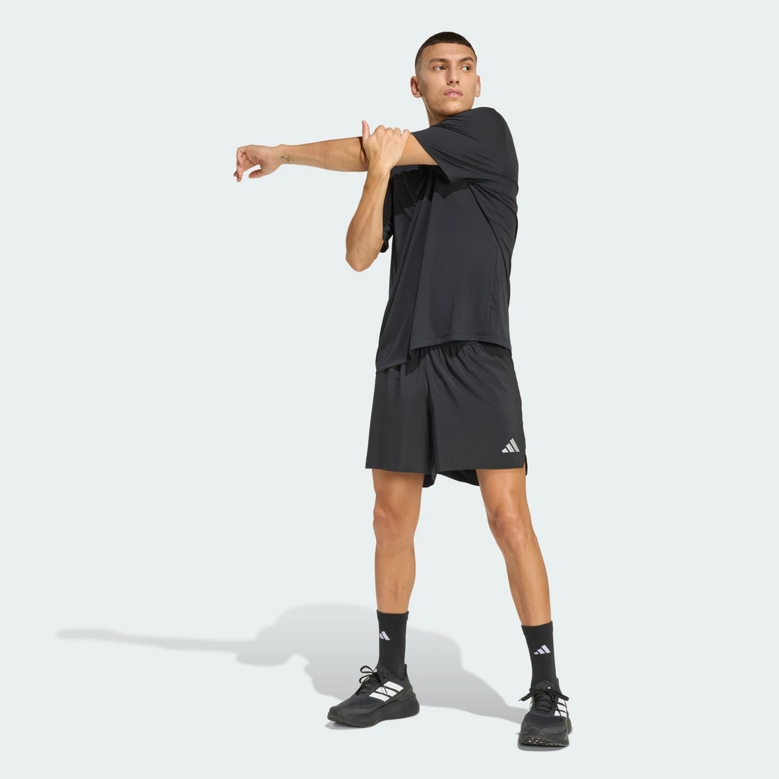 아디다스 아디365 러닝 에센셜 티셔츠 블랙 - KR 사이즈 KB5965