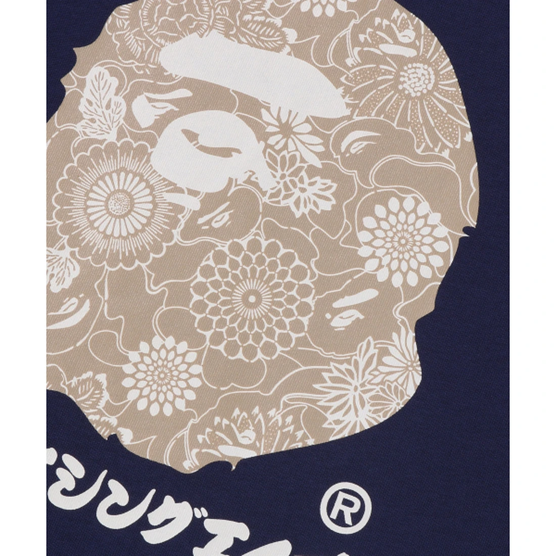 베이프 재패니즈 인디고 아트 카모 BY BATHING APE 티셔츠 M NAVY 001TEM301345MNVY