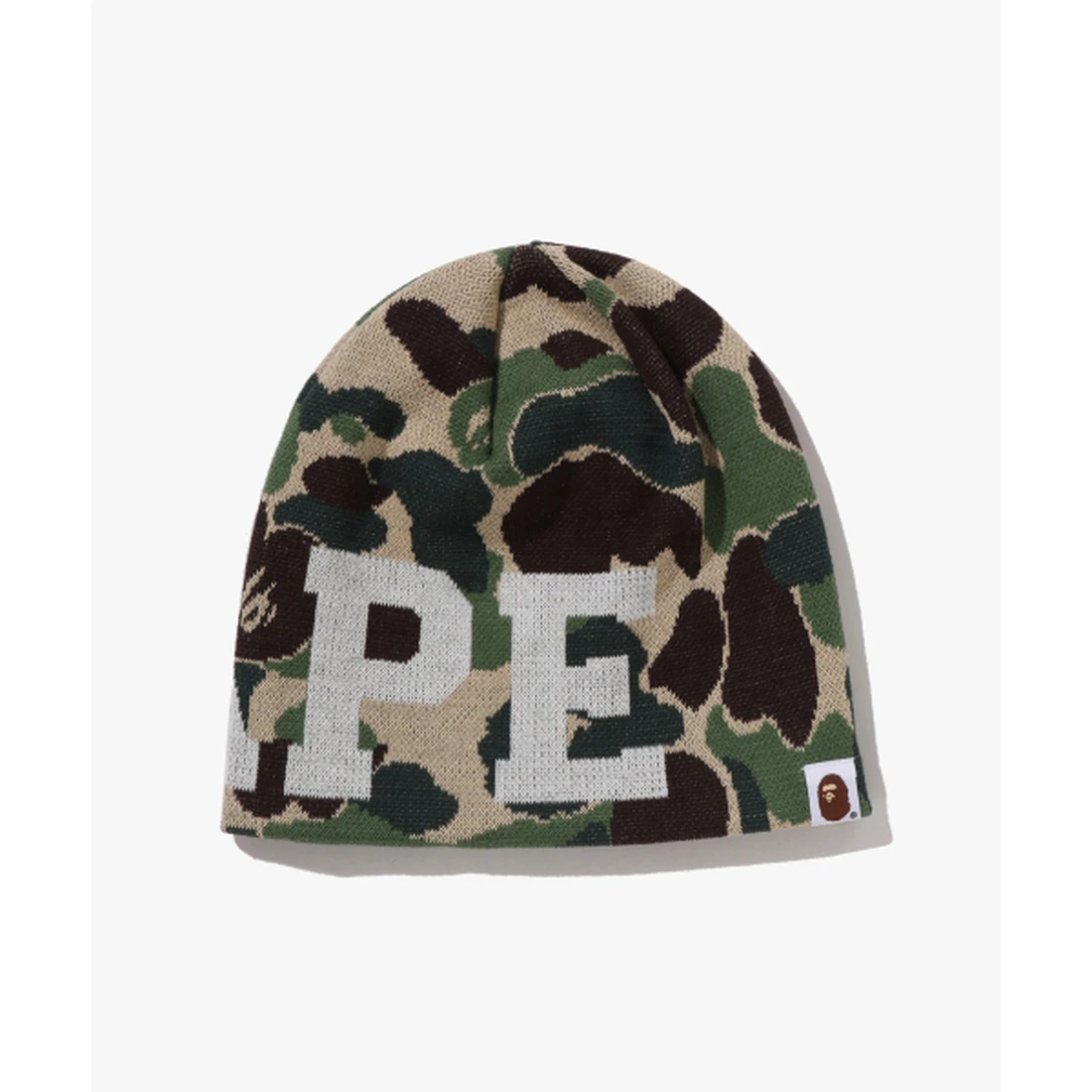 베이프 ABC 카모 니트 캡 M GREEN 001HTM301002MGRN