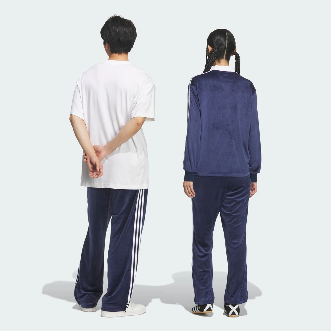 아디다스 FB TP 벨루어 트랙 팬츠 나이트 인디고 - KR 사이즈 KQ5482