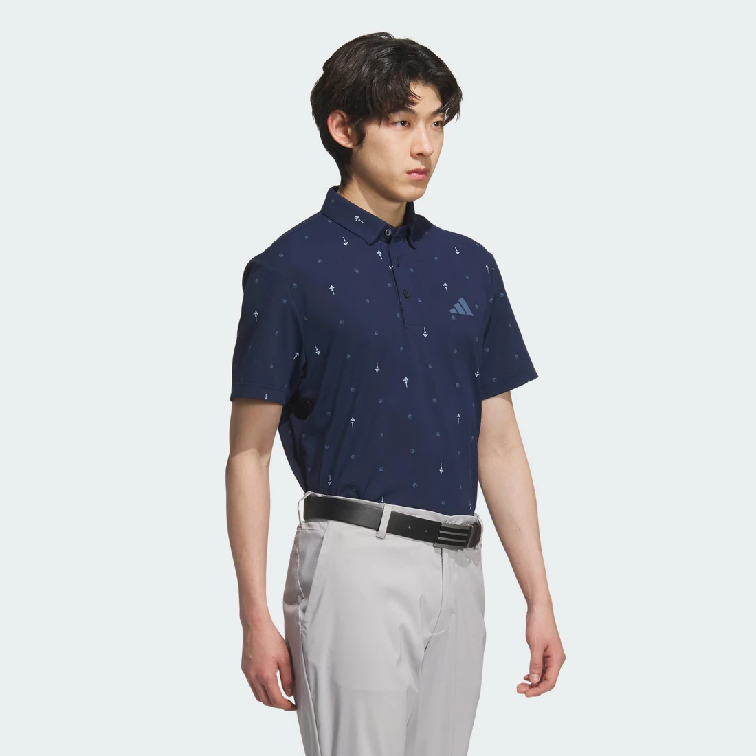 아디다스 PG 모노그램 쇼트 슬리브 폴로 셔츠 JF6300