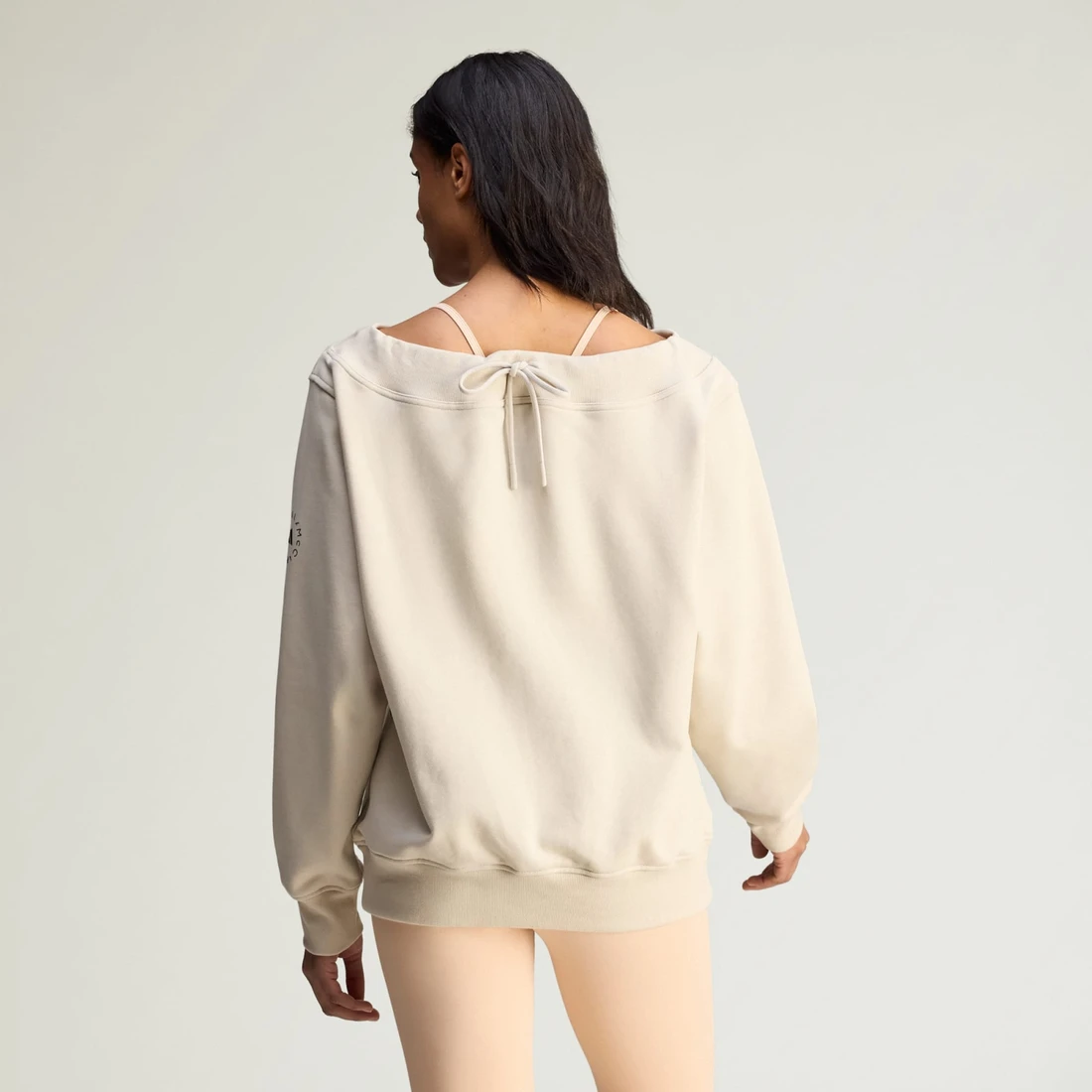 아디다스 ADIDAS BY STELLA MCCARTNEY 오픈 넥 스웨트셔츠 JZ0680