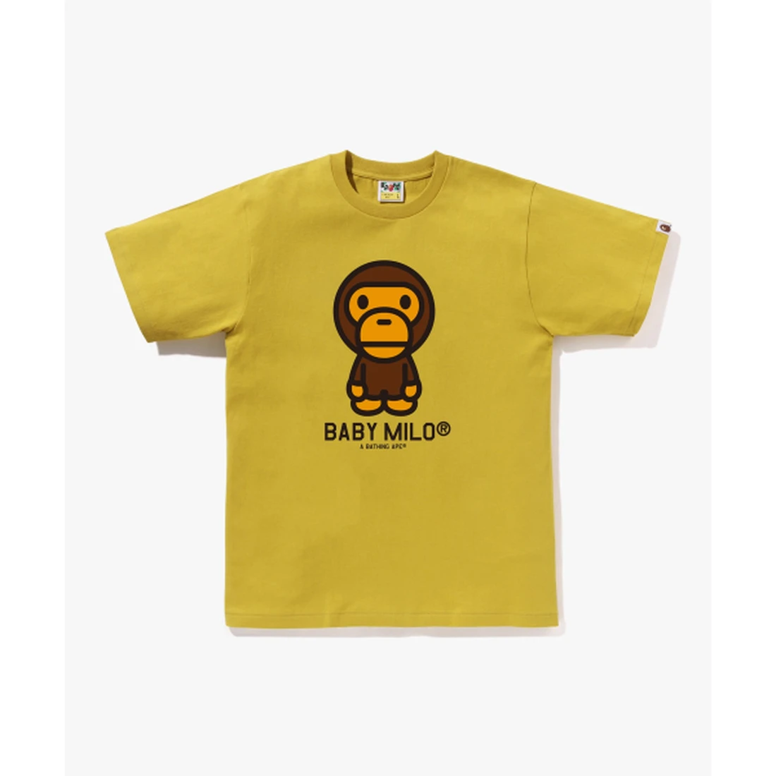 베이프 베이비 마일로 티셔츠 M YELLOW 002TEM301001MYEL