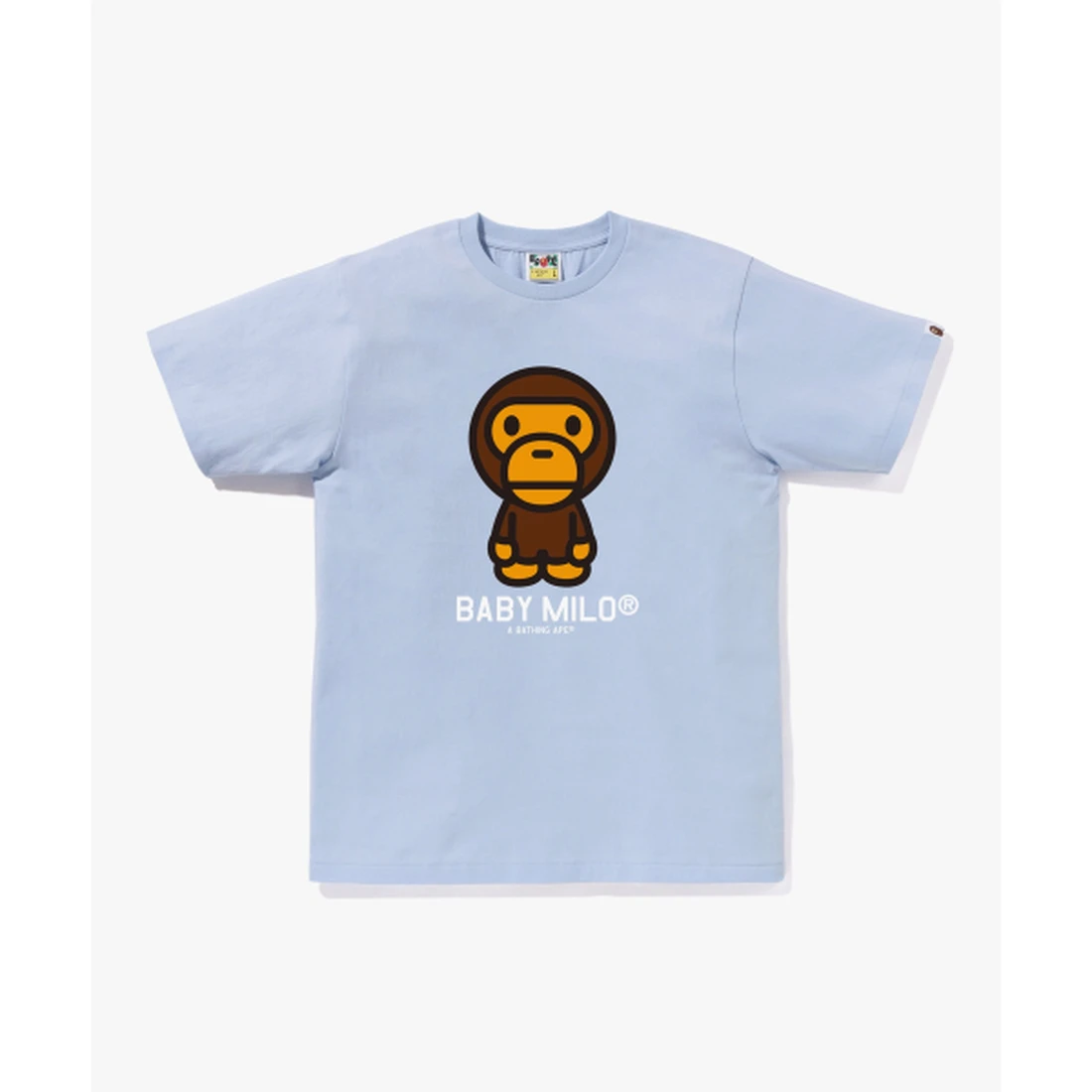 베이프 베이비 마일로 티셔츠 M SAX 002TEM301001MSAX