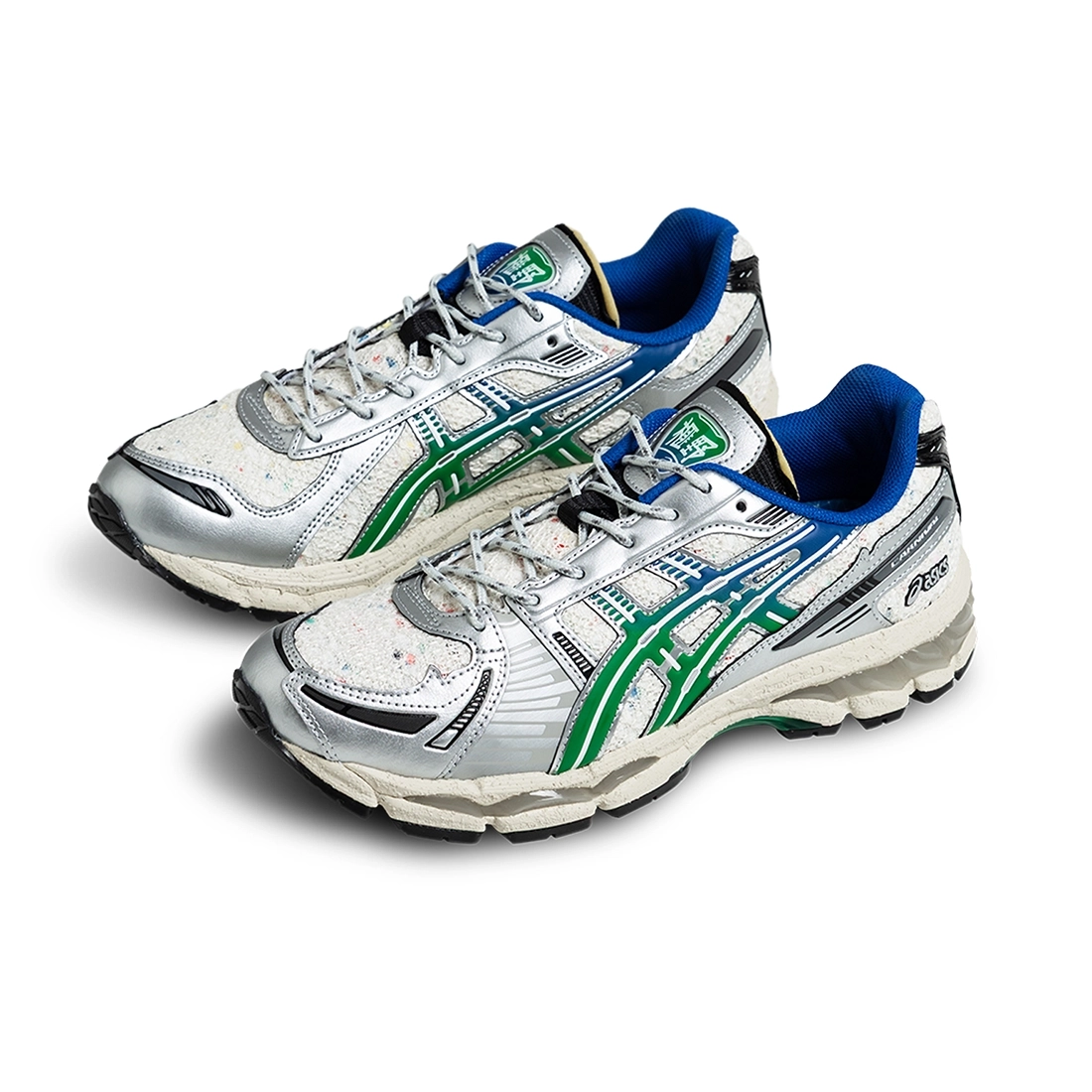 카니발 x 아식스 젤 카야노 12.1 크림 그린 바질 1203A916-100