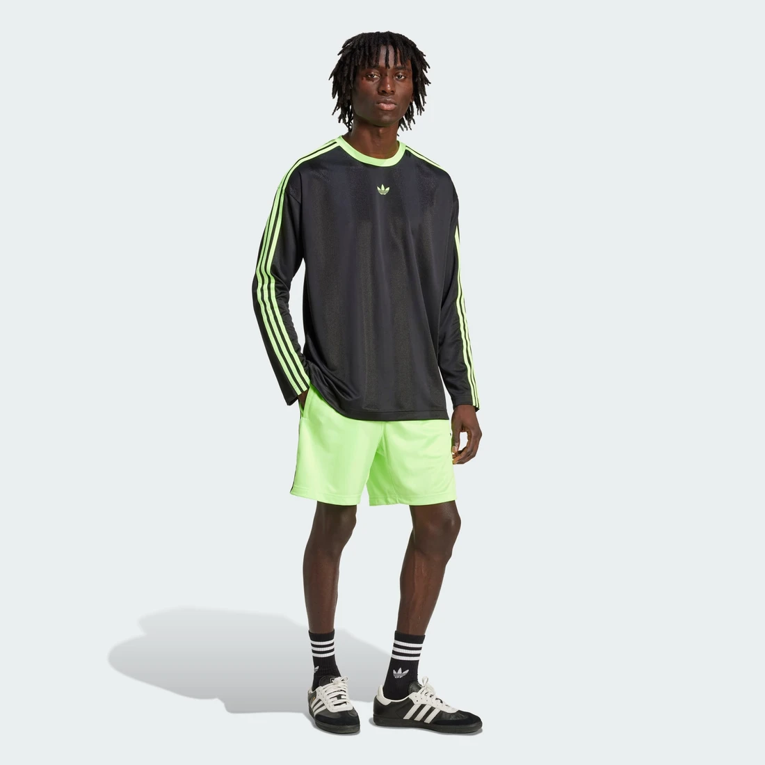 아디다스 아디다스 아디컬러 자카드 롱 슬리브 저지 JX1518
