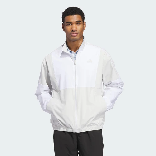 아디다스 비욘드 트위스트위브 풀집 윈드브레이커 오빗 그레이 화이트 - KR 사이즈