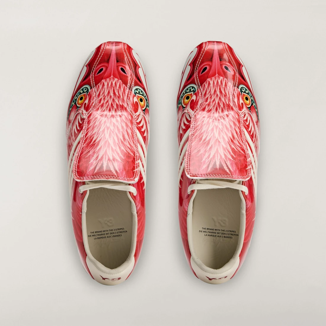 Y-3 F50 튜닛 오프 화이트 액티브 마룬 KK3650