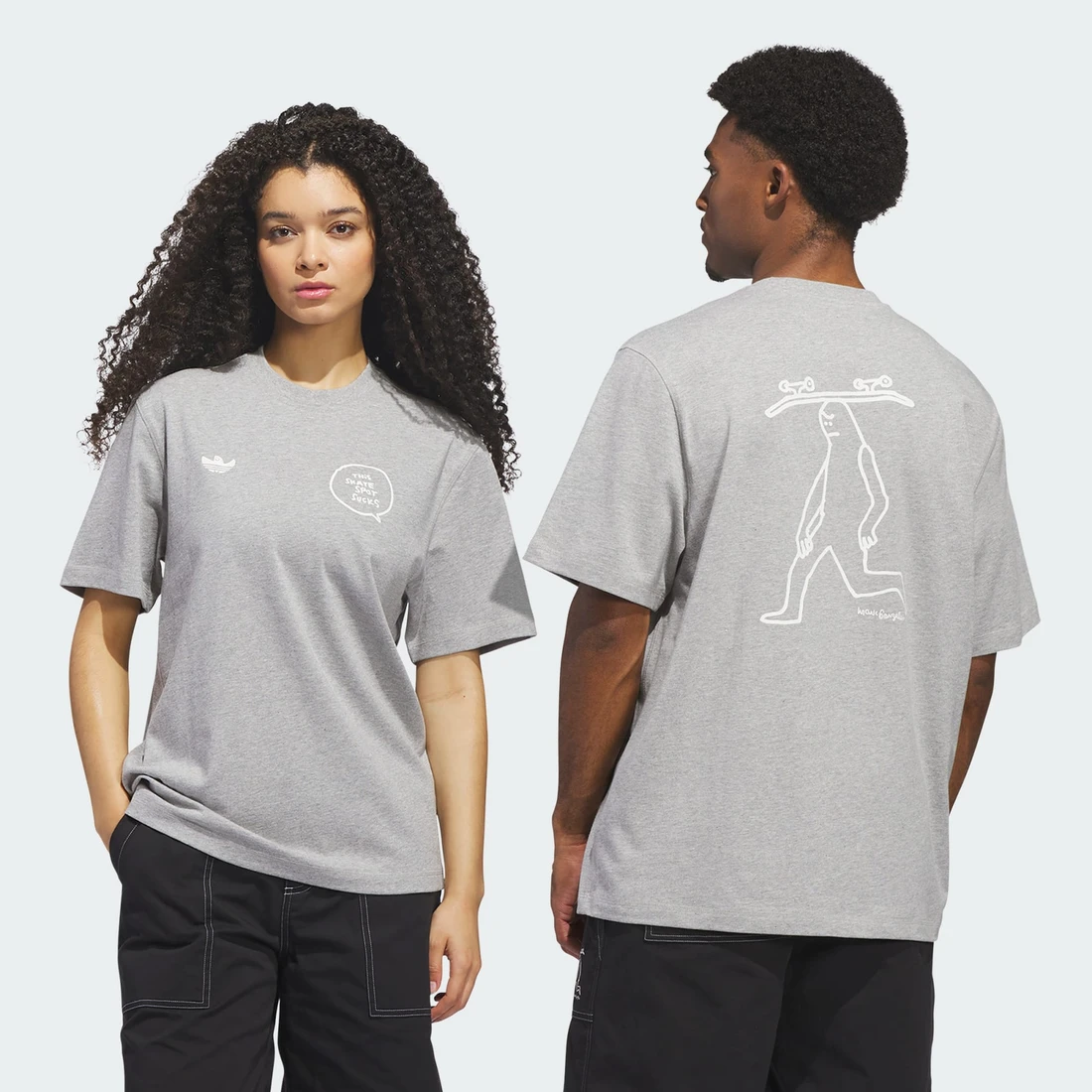 아디다스 스케이트보딩 X 마크 곤잘레스 스케이트 스팟 티 KE1013