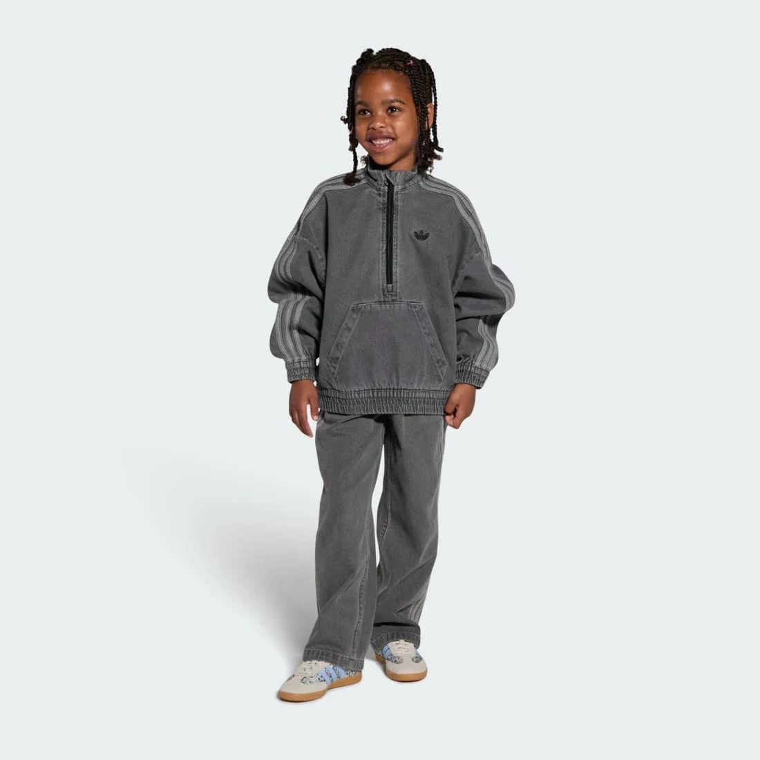 아디다스 Samba OG X Liberty London Comfort Closure Elastic Lace 키즈 신발 JP8079