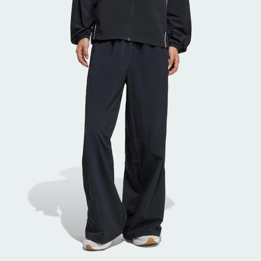 아디다스 아이코닉 우븐 와이드 트랙 팬츠 JZ6904