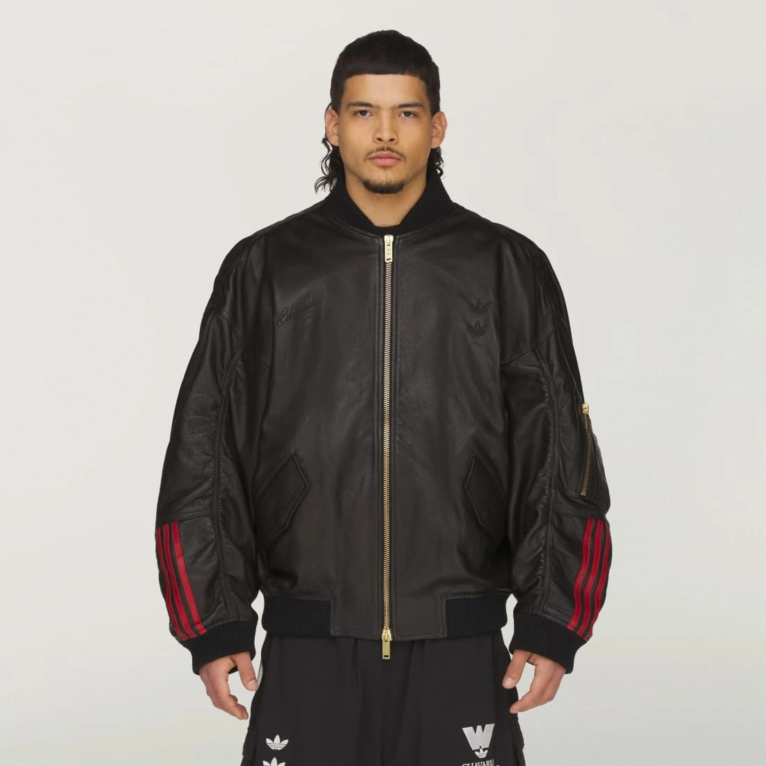 아디다스 x 윌리 차바리아 봄버 자켓 블랙 - KR 사이즈 KD9356