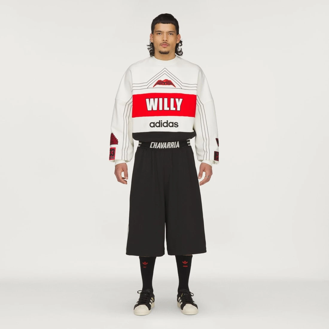 아디다스 x 윌리 차바리아 메쉬 쇼츠 블랙 - KR 사이즈 KR8682