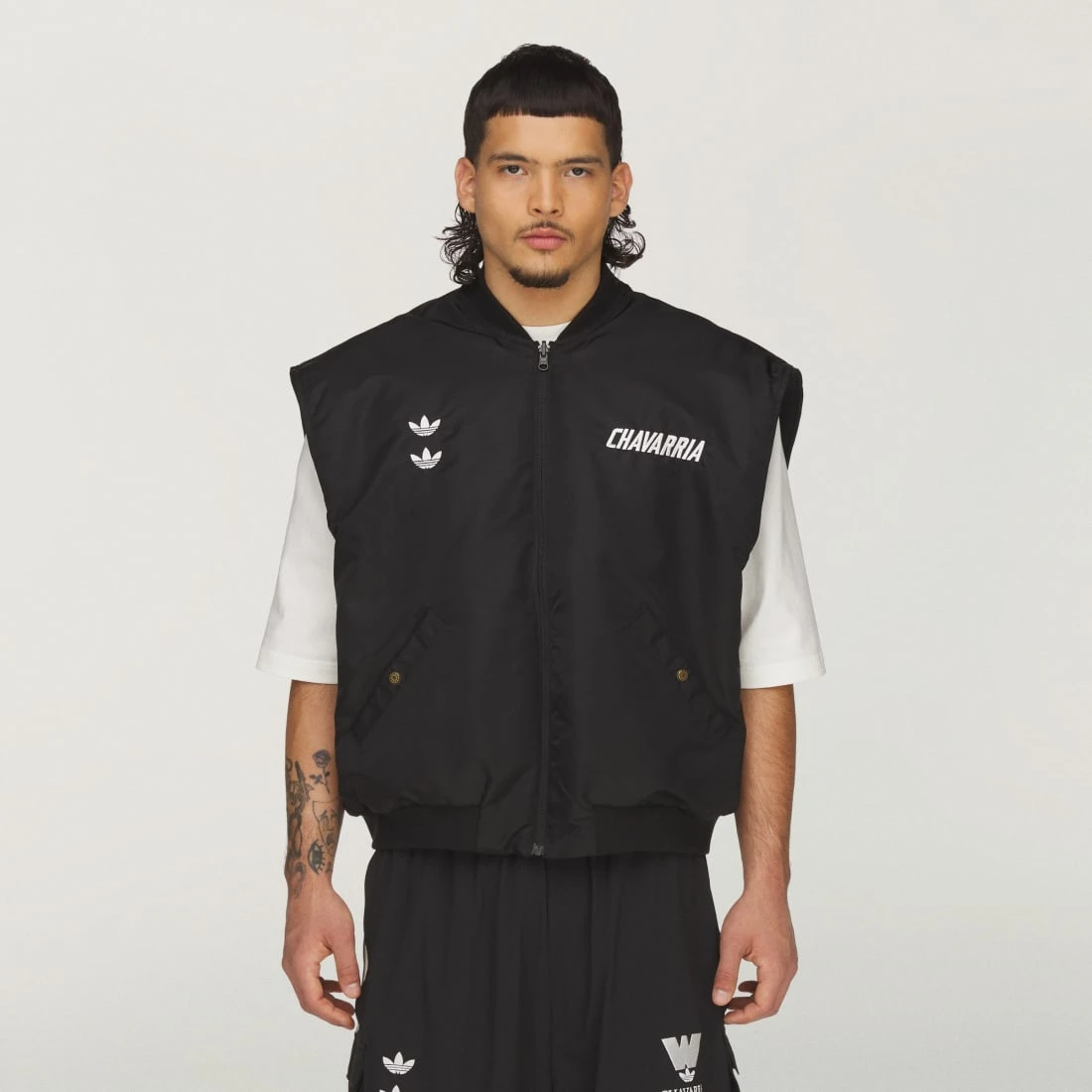 아디다스 x 윌리 차바리아 패디드 베스트 블랙 - KR 사이즈 KS6437