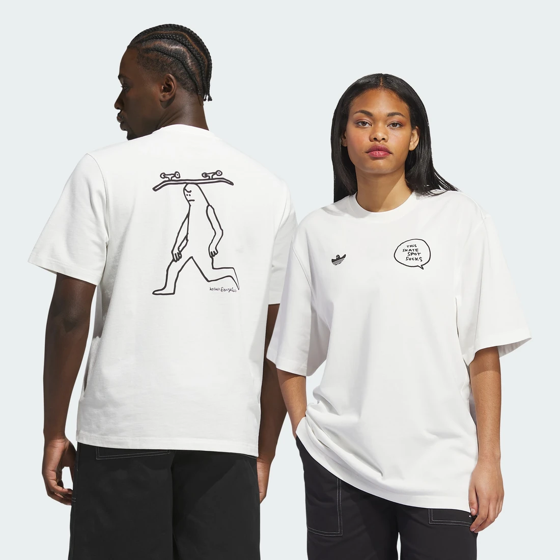 아디다스 스케이트보딩 X 마크 곤잘레스 스케이트 스팟 티 KE1014