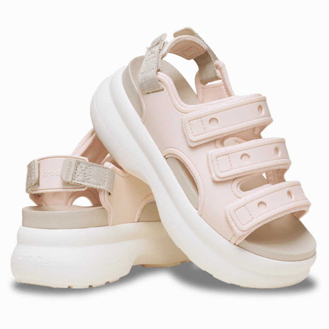 크록스 소호 쉬머 스포츠 샌들 피치 아이스 / 프라페 / 초크 213434-86U