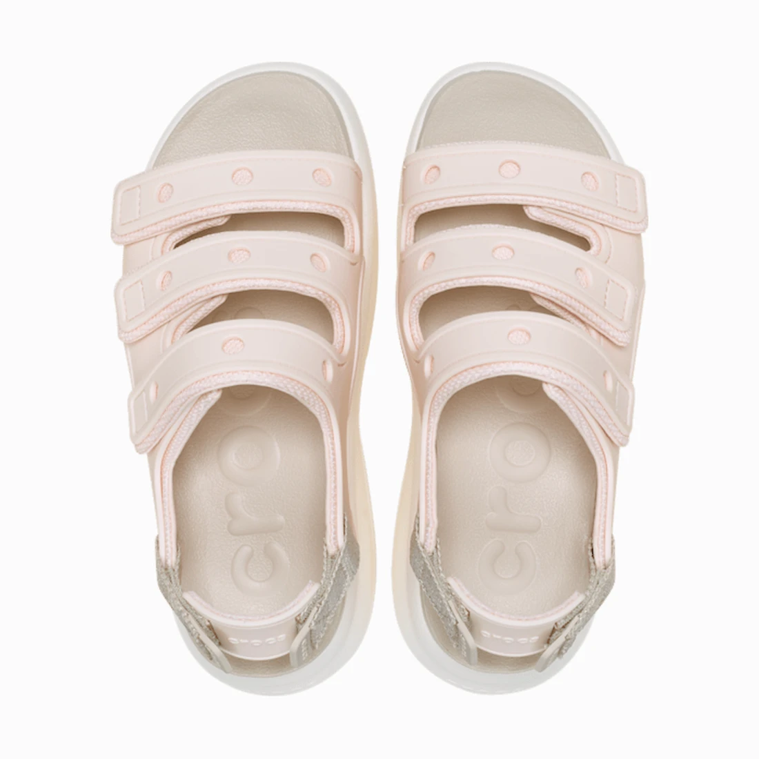 크록스 소호 쉬머 스포츠 샌들 피치 아이스 / 프라페 / 초크 213434-86U