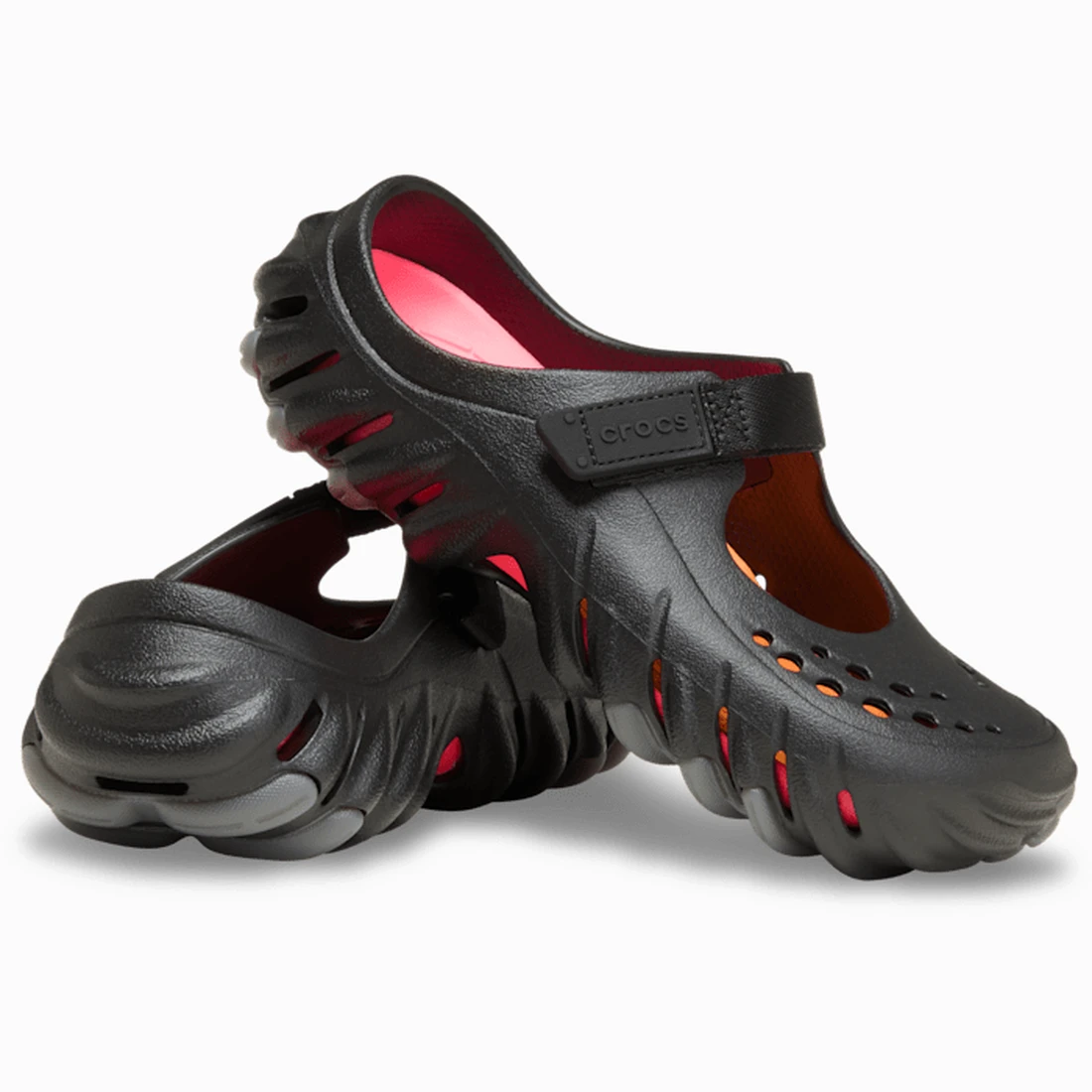 크록스 에코 메리 제인 선셋 블랙/멀티 213384-0C4