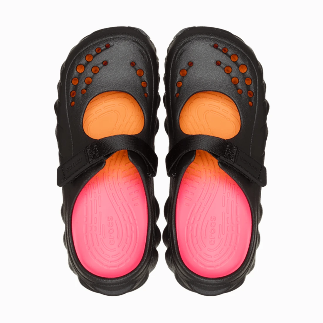 크록스 에코 메리 제인 선셋 블랙/멀티 213384-0C4