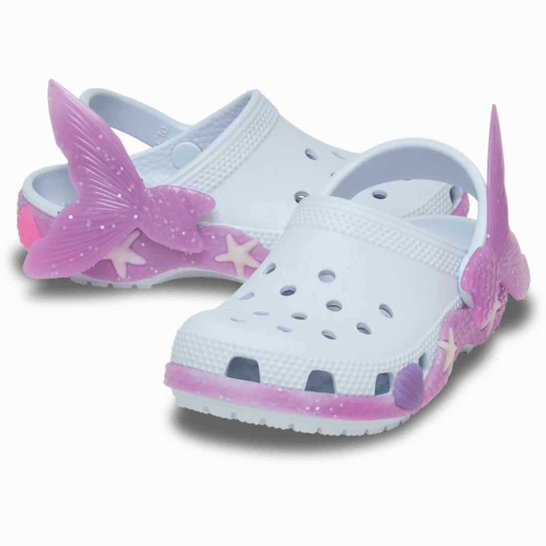 크록스 클래식 아이엠 컬러체인지 인어 클로그 토들러 베이퍼 아이스 213189-5EA