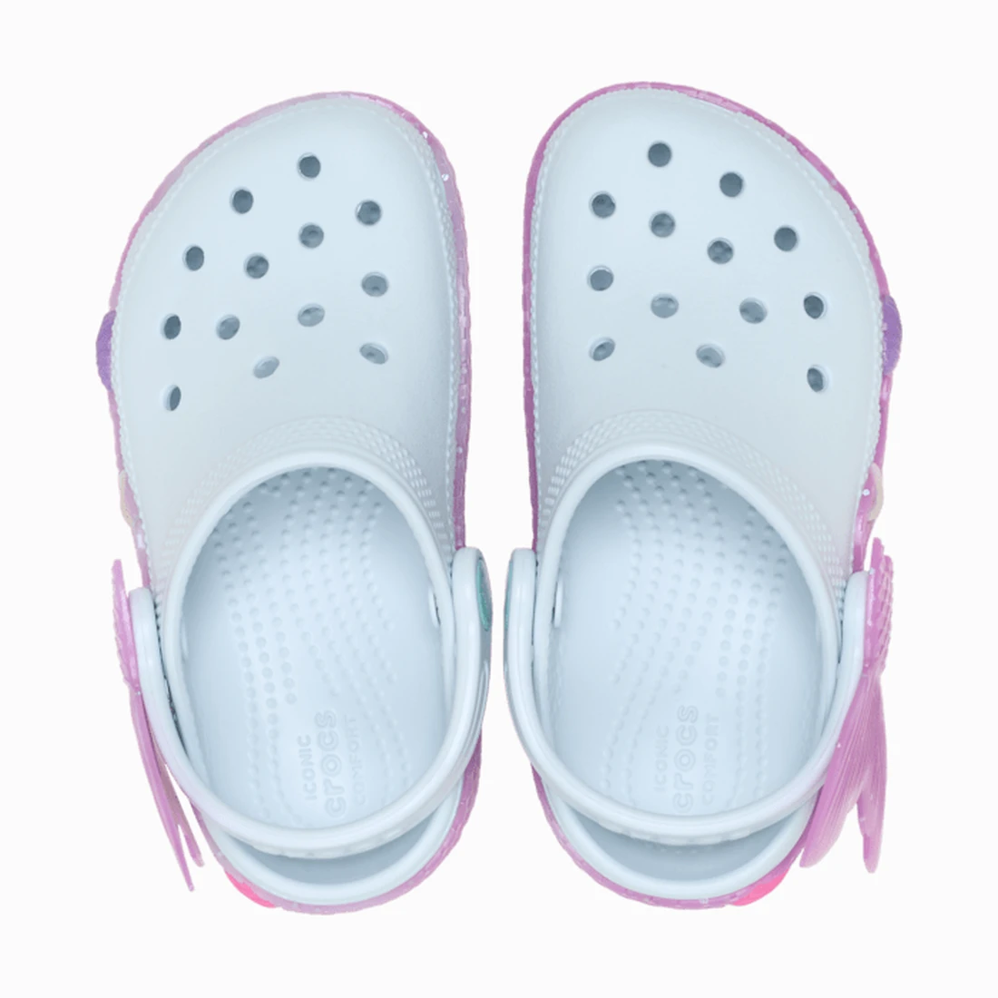 크록스 클래식 아이엠 컬러체인지 인어 클로그 토들러 베이퍼 아이스 213189-5EA