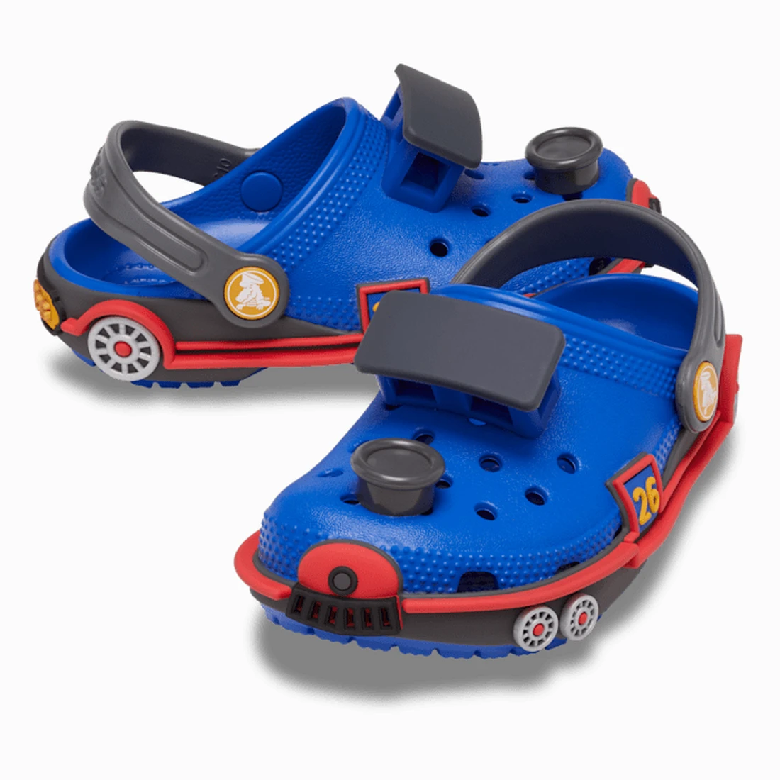 크록스 클래식 아이엠 트레인 클로그 토들러 카본 213187-5ED