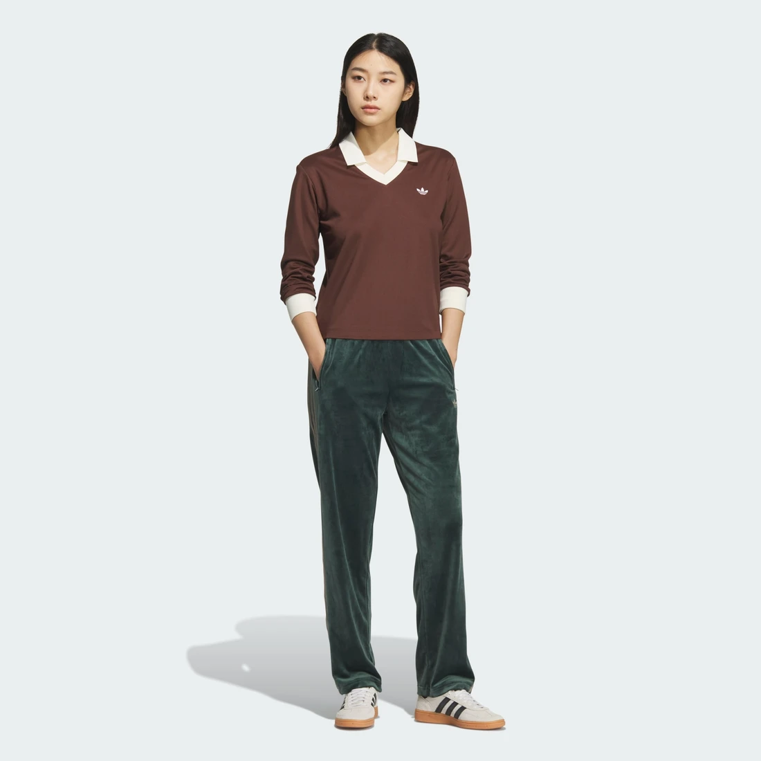 아디다스 V-NECK LS KF3240