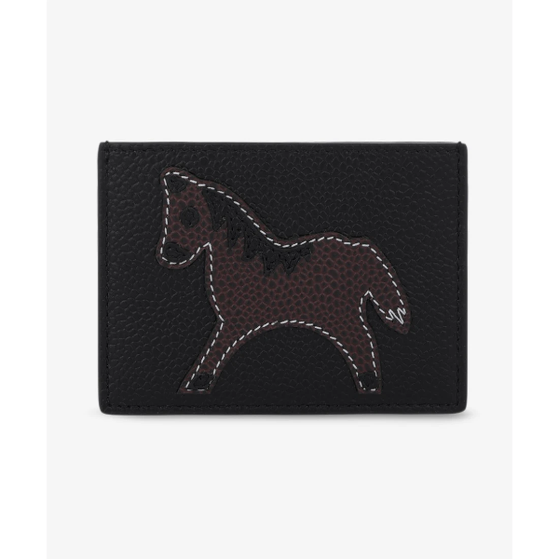 톰 브라운 호올스 아플리케 인 페블 싱글 카드 홀더 블랙 UAW084A00198001