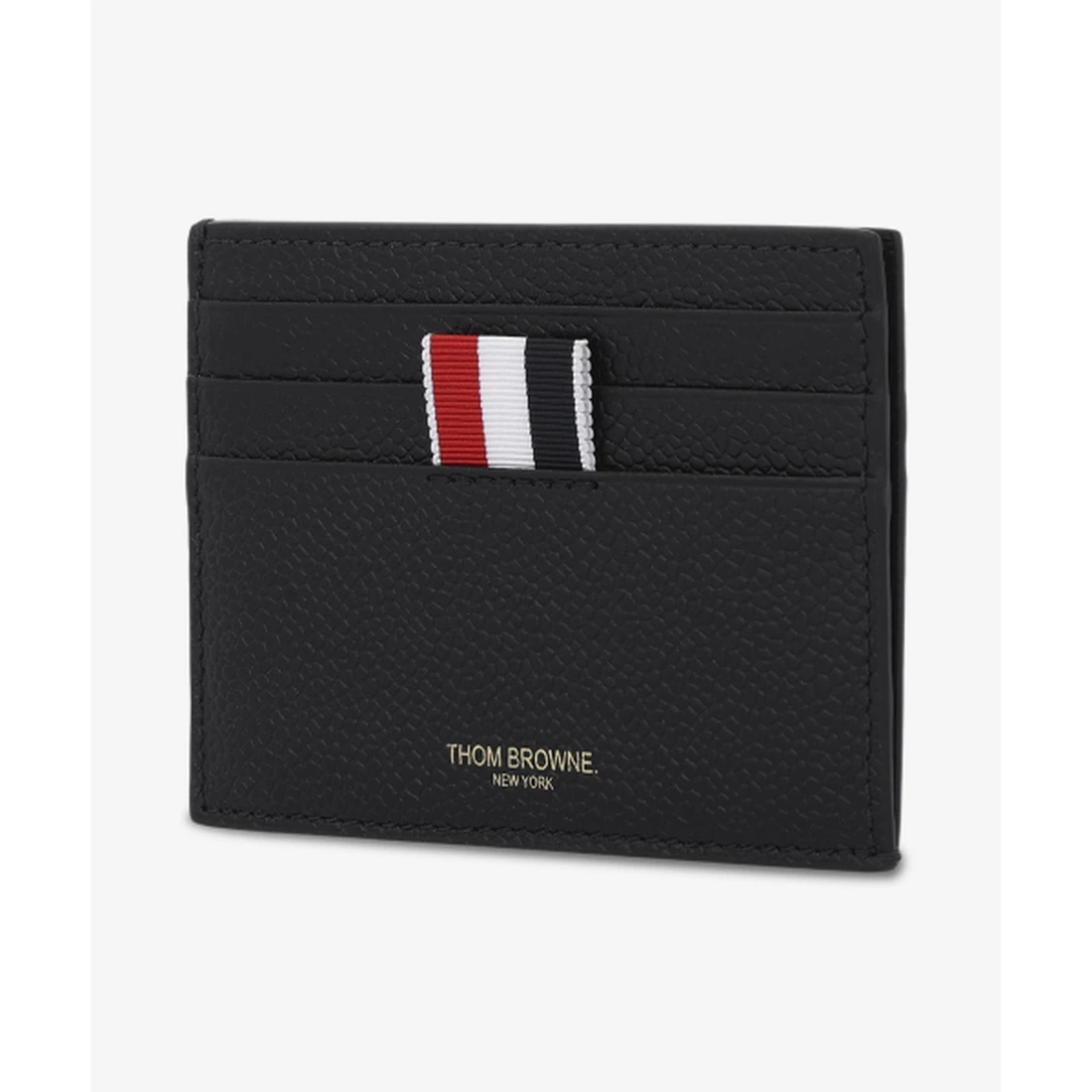 톰 브라운 페블 그레인 노트 컴파트먼트 카드 홀더 블랙 MAW031L00198001