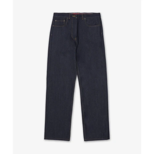 톰 브라운 셀비지 데님 5-포켓 데님 팬츠 네이비