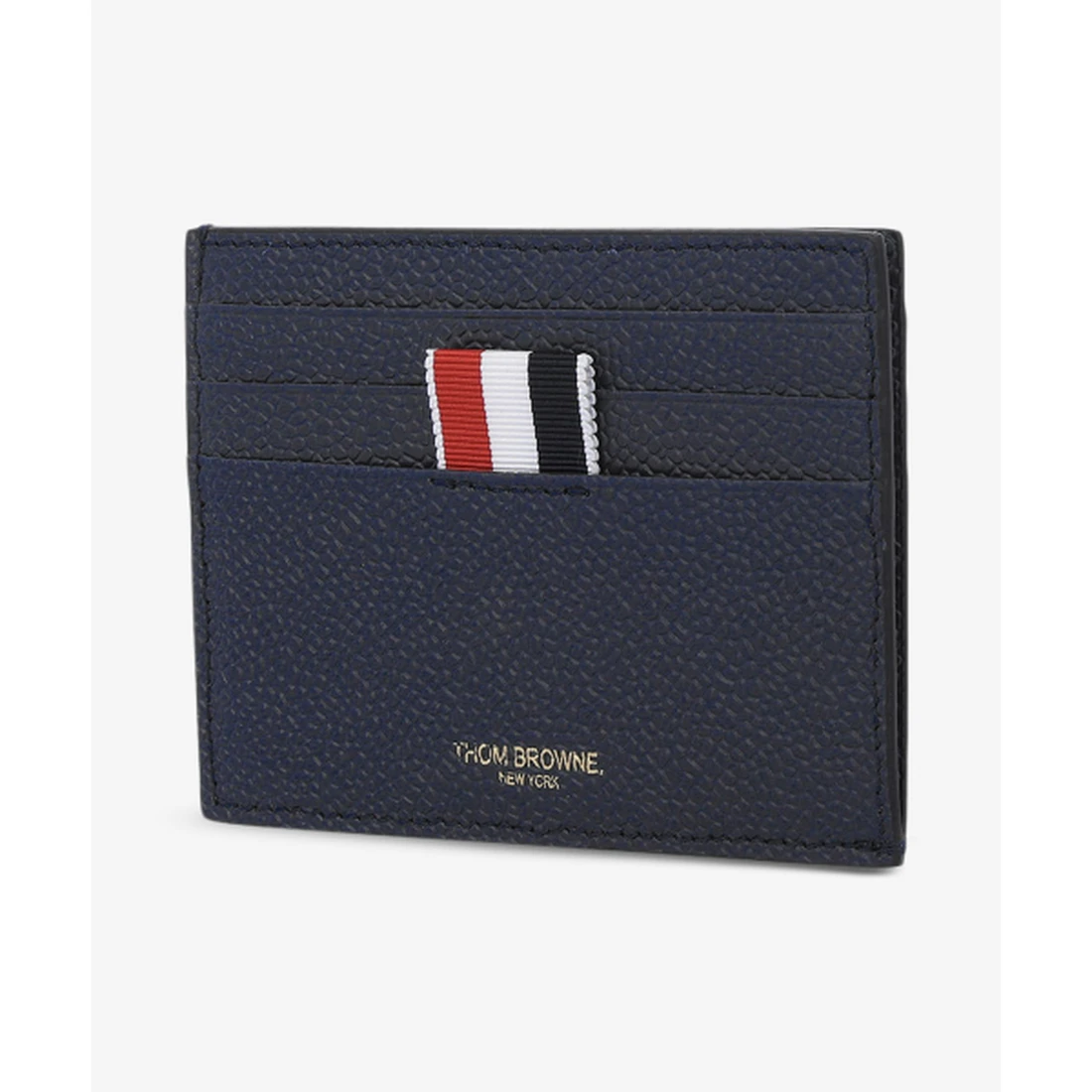 톰 브라운 페블 그레인 노트 컴파트먼트 카드 홀더 네이비 MAW031L00198415