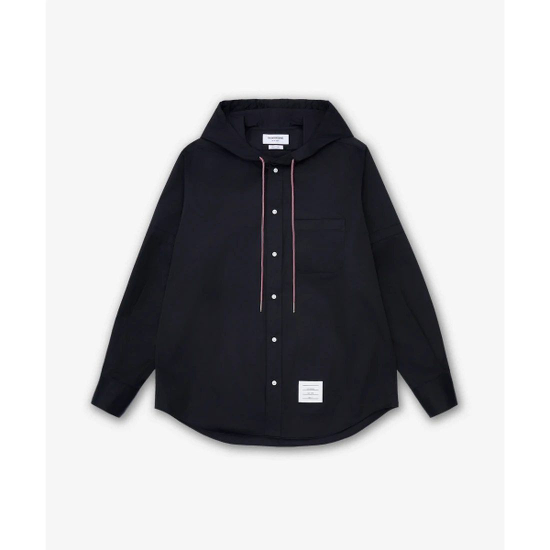 톰 브라운 후드 나일론 암밴드 점퍼 네이비 MWL432OF1066415