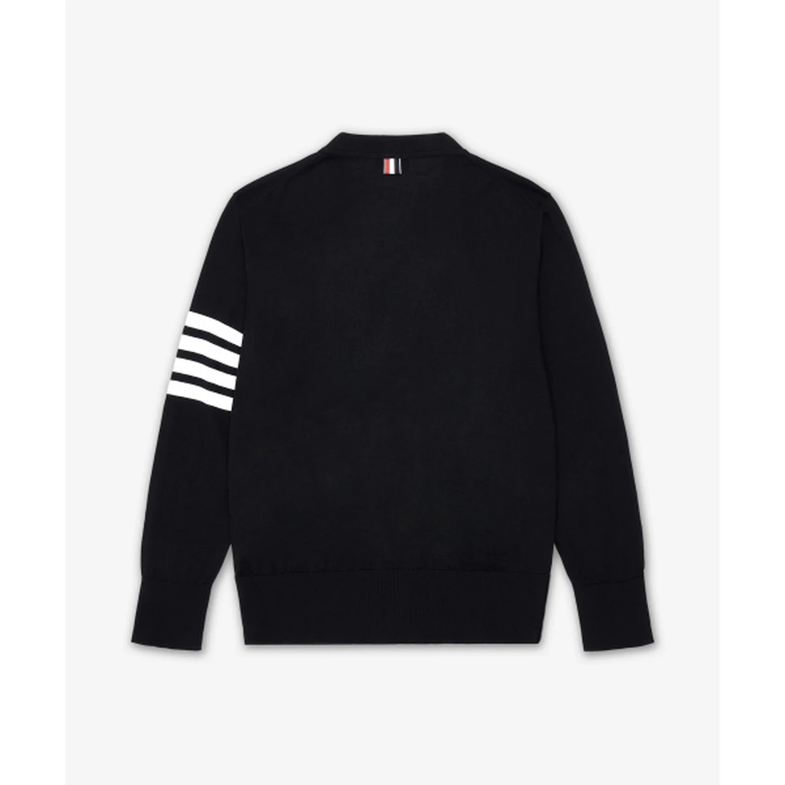 톰 브라운 파인 메리노 울 4-바 클래식 가디건 블랙 MKC002AY1014001