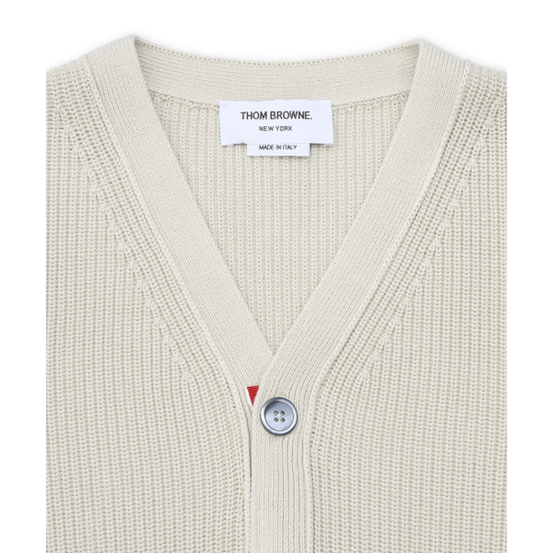 톰 브라운 가먼트 다이드 4-바 가디건 베이지 MKC635AY3065260