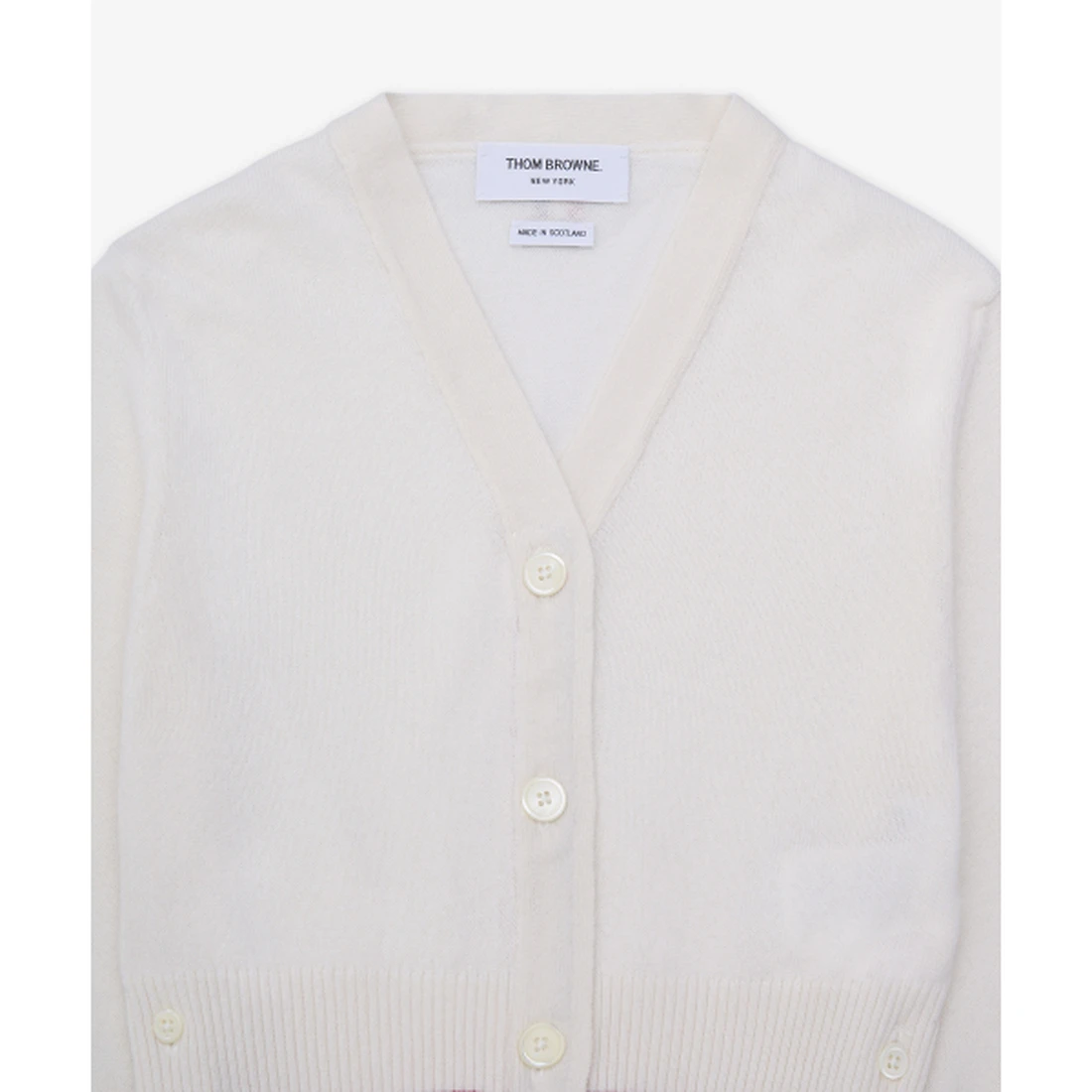 톰 브라운 4-바 옥스포드 셔츠 화이트 MWL431CF0313100