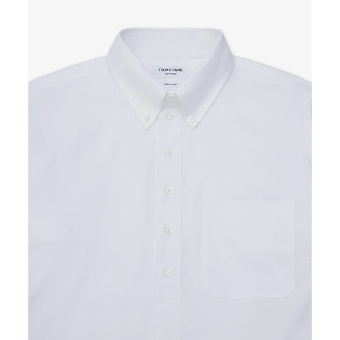 톰 브라운 캐시미어 RWB 스트라이프 슈렁큰 가디건 화이트 FKC690AY2001100